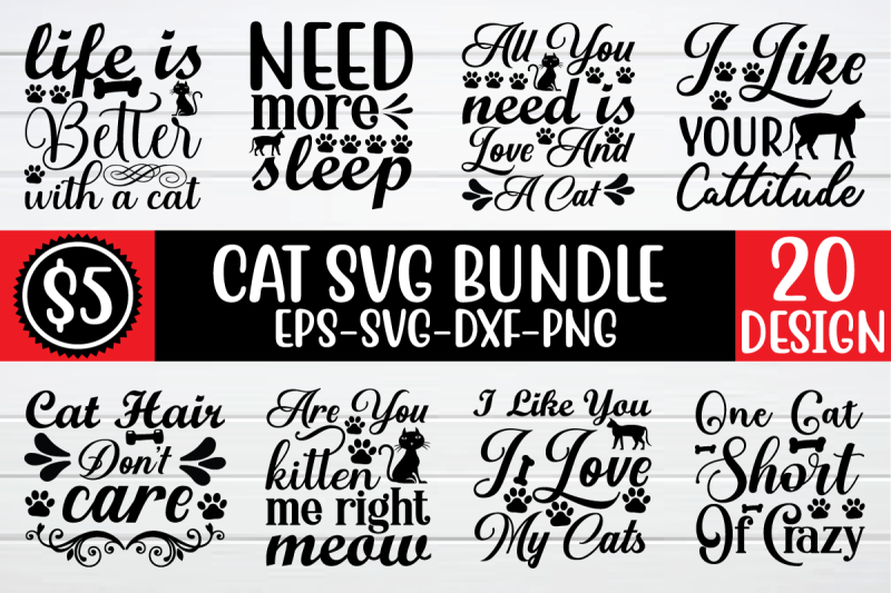 cat-svg-bundle-vol-4