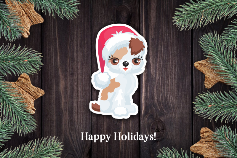 dog-christmas-print-and-cut-stickers-png