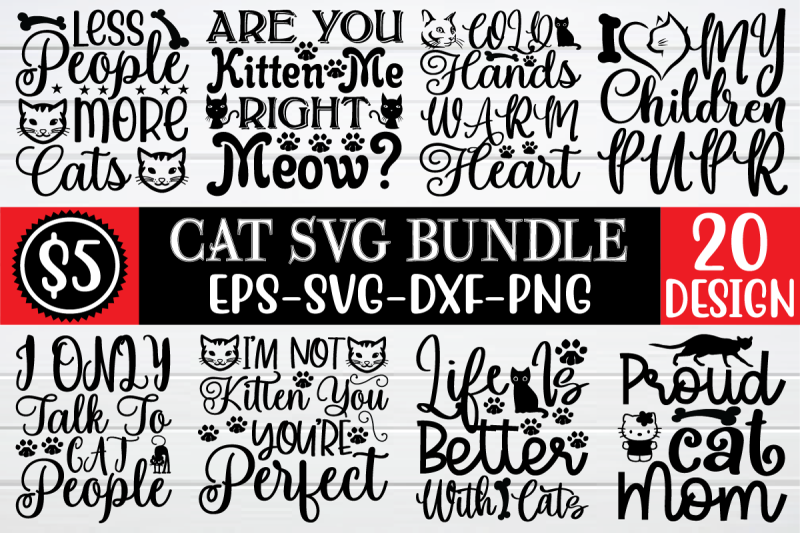 cat-svg-bundle-vol-5