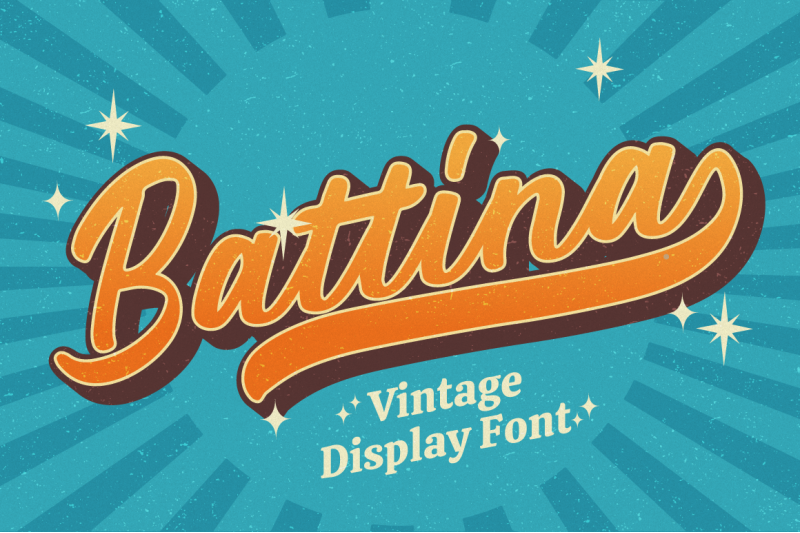 battina-vintage-display-font