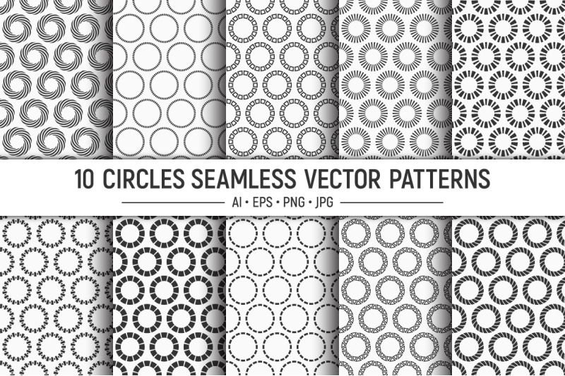 10-circless-seamless-geometric-vector-patterns