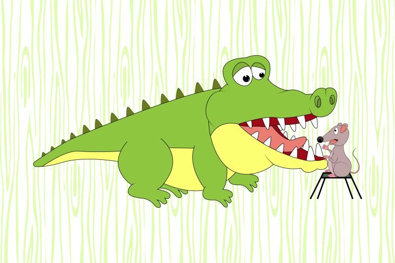 cute-crocodile-and-mouse-animal-cartoon