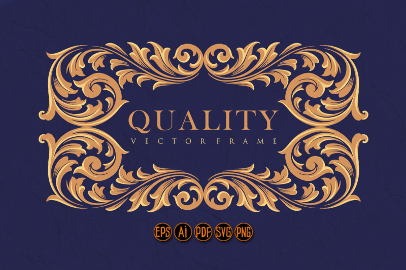 quality-frame-gold-ornaments-ellegant-label