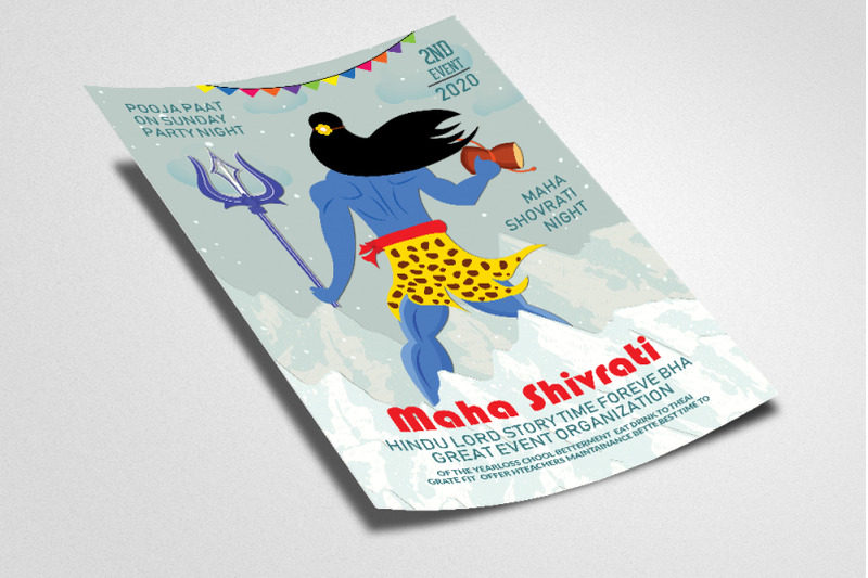 maha-shivratri-indian-festival-flyer