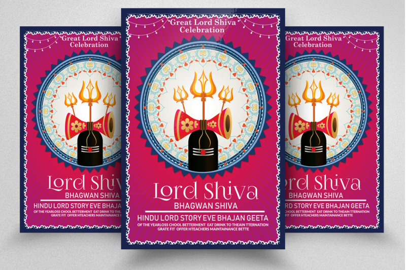 lord-shiva-hindi-religion-flyer-poster