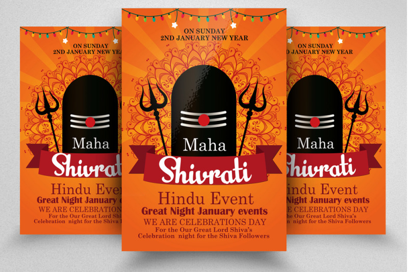 maha-shivratri-hindu-flyer-template