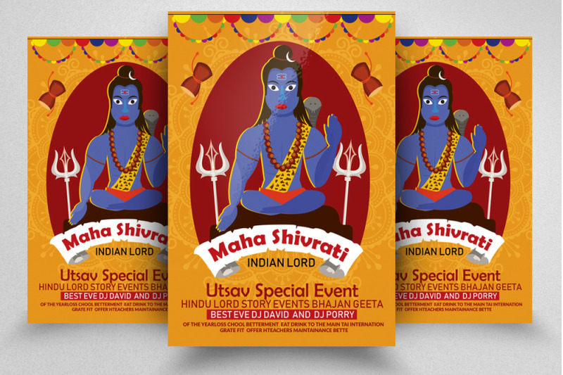 shivratri-hindu-event-flyer-poster