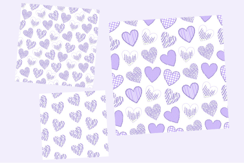 hearts-pattern-hearts-provence-pattern-lavender-pattern