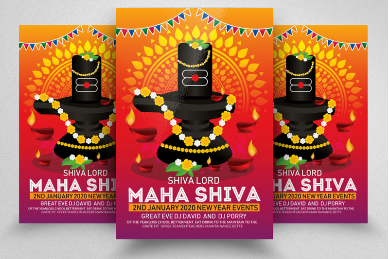 maha-shivratri-indian-festival-flyer