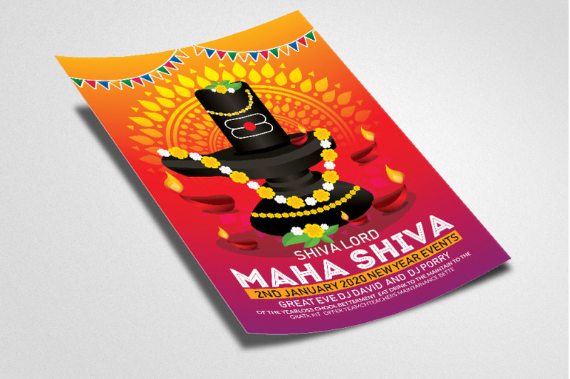 maha-shivratri-indian-festival-flyer