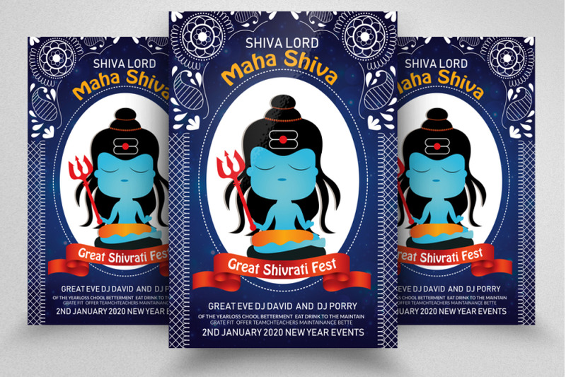 maha-shivratri-indian-festival-flyer