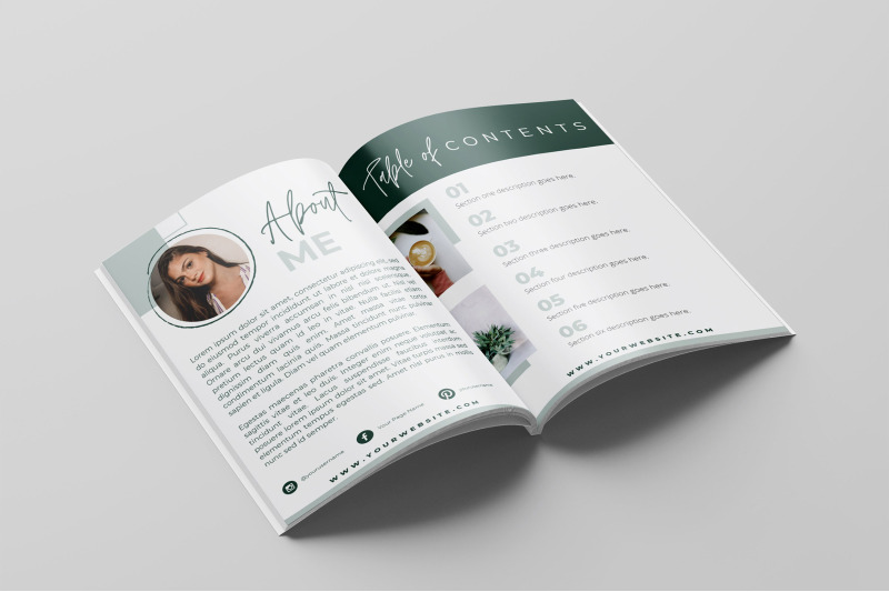 ebook-template-for-canva-green
