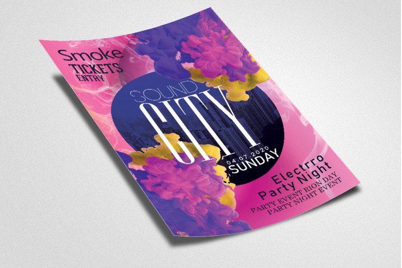 city-electro-party-flyer-poster