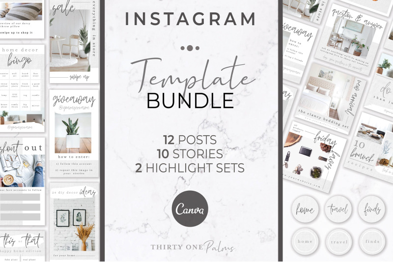instagram-template-bundle-linen