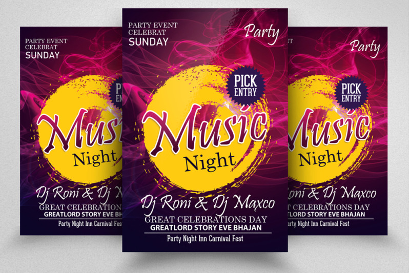 music-night-flyer-poster