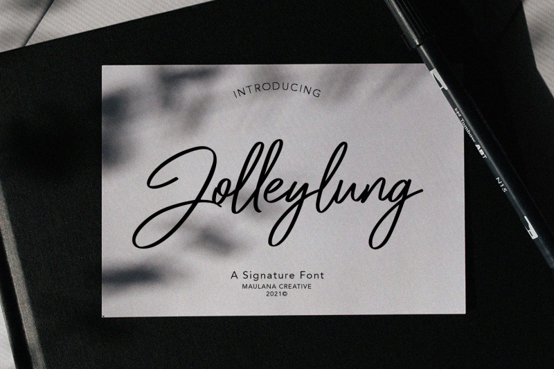 jolleylung-signature-font