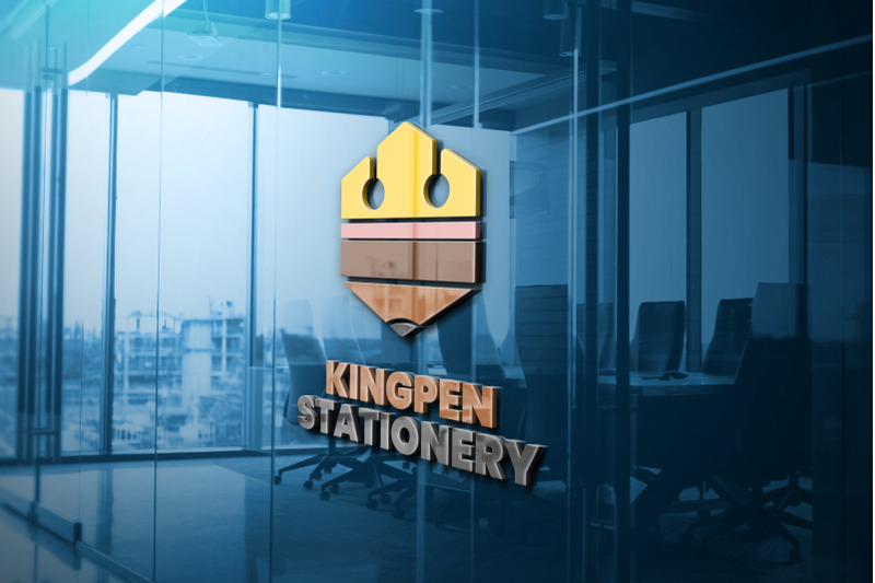kingpen-stationery-logo-template