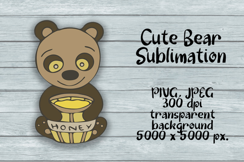 cute-bear-sublimation-png-design-animal-clipart