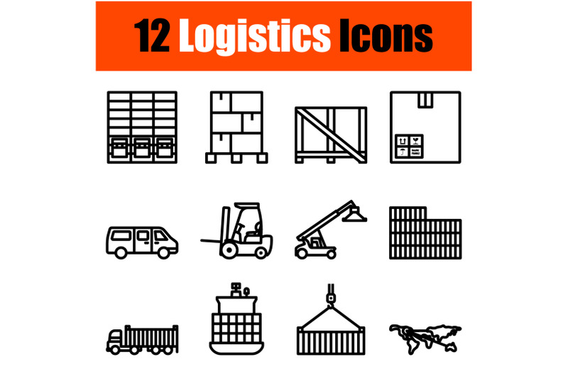 logistics-icon-set