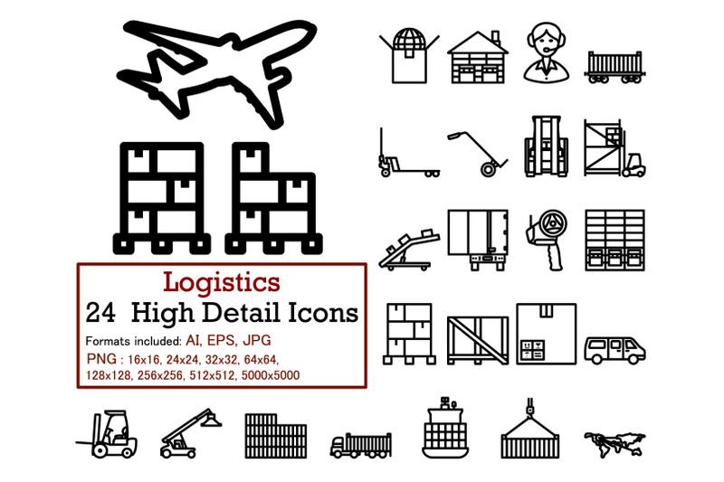 logistics-icon-set