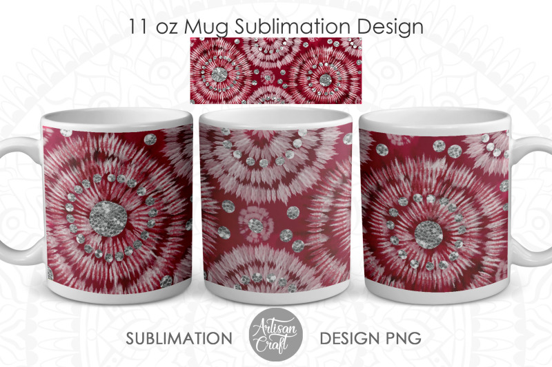 tie-dye-mug-sublimation-designs-silver-gold-rhinestones