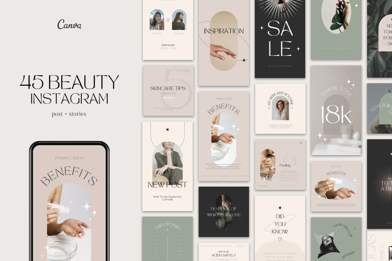 beauty-instagram-templates