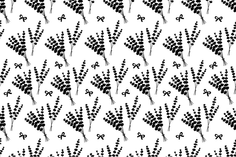 lavender-silhouettes-pattern-provence-silhouettes-pattern