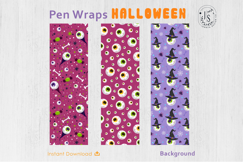 halloween-eyeball-and-bone-pen-wraps-png-file-set