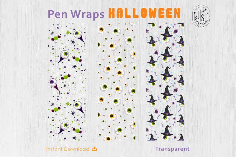 halloween-eyeball-and-bone-pen-wraps-png-file-set