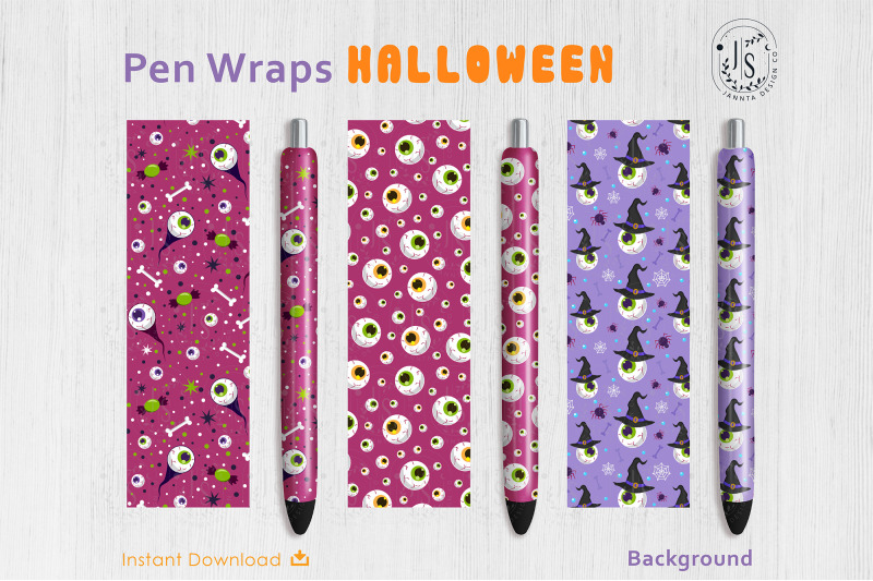 halloween-eyeball-and-bone-pen-wraps-png-file-set