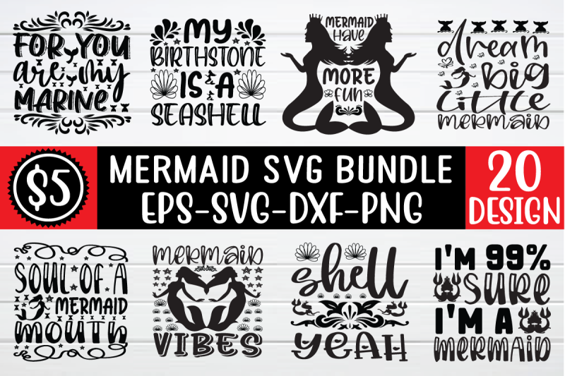 mermaid-svg-bundle