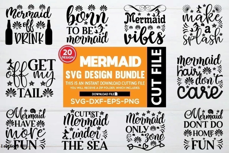 mermaid-svg-bundle-vol-1