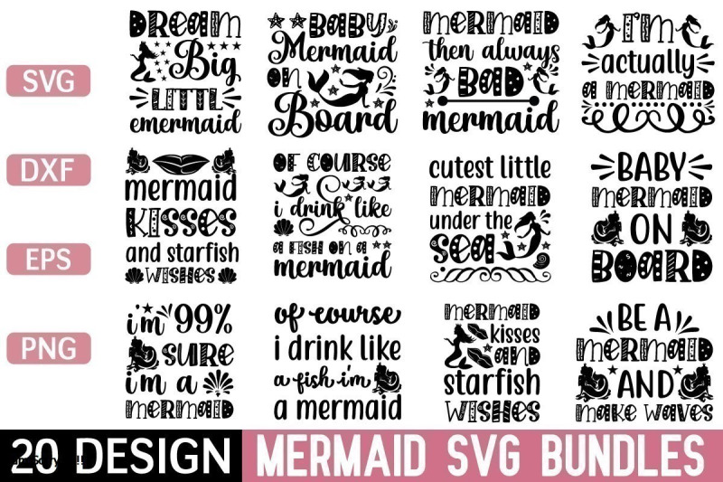 mermaid-svg-bundle-vol-2