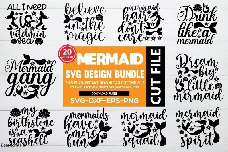 mermaid-svg-bundle-vol-3