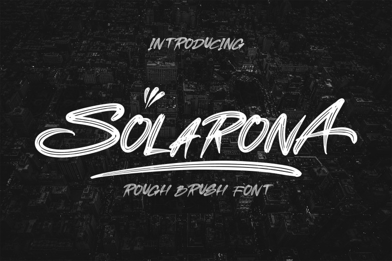 solarona-brush-font