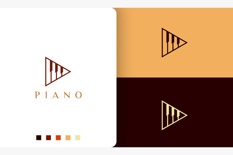 play-piano-logo-with-simple-and-modern