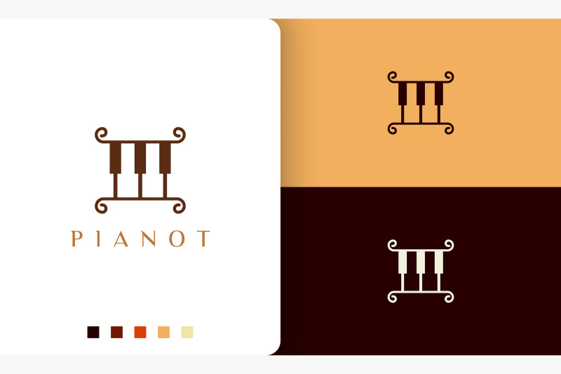 simple-and-modern-piano-composer-logo