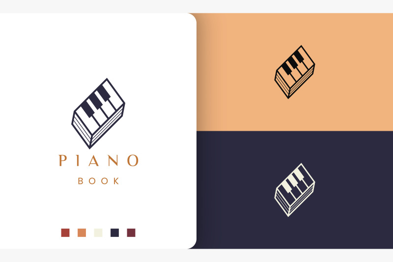 simple-and-modern-piano-book-logo