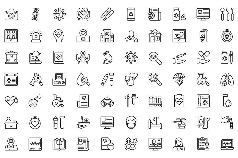 140-medical-solid-icons-pack