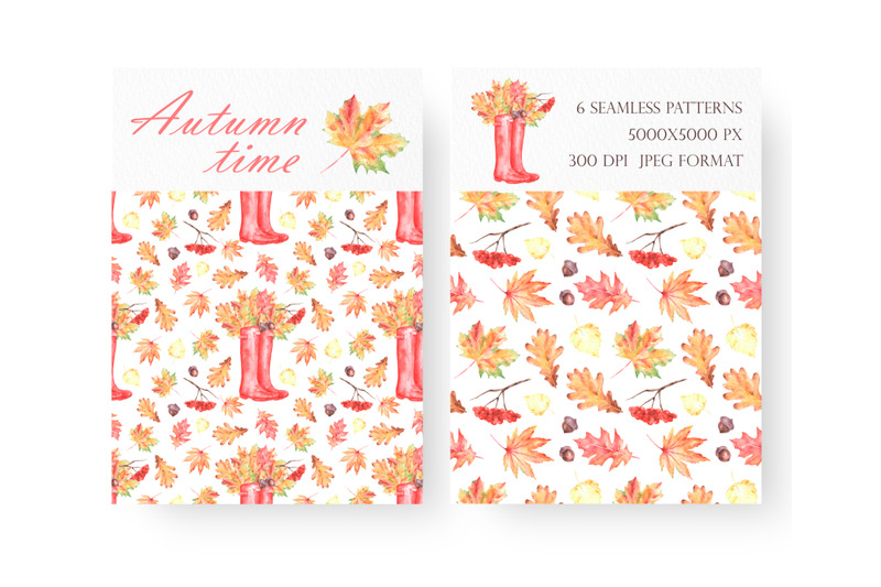 autumn-watercolor-digital-paper-fall-seamless-pattern-thanksgiving