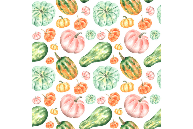 pumpkin-zucchini-watercolor-seamless-pattern-fall-harvest