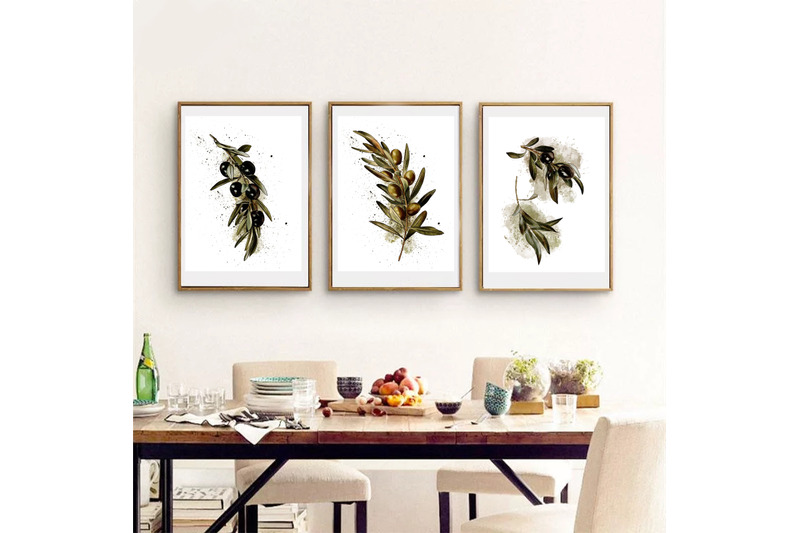 olive-art-print-olives-watercolor-print