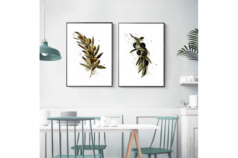 olive-art-print-olives-watercolor-print