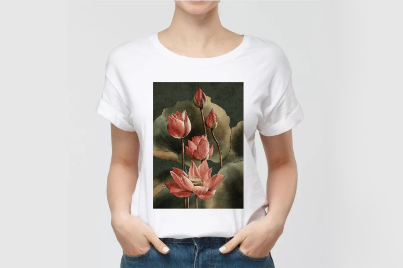 watercolour-pink-lotus-water-lily