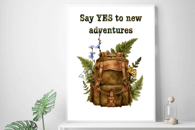 watercolor-vintage-backpack-hiking-art