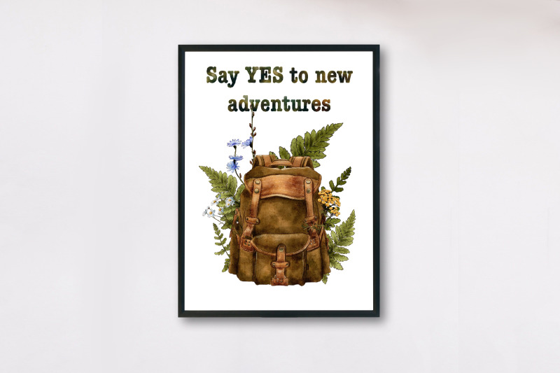 watercolor-vintage-backpack-hiking-art