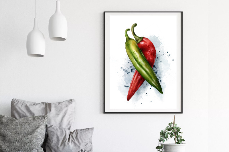 hot-peppers-art-vegetables-illustration