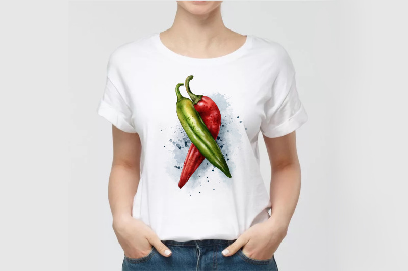 hot-peppers-art-vegetables-illustration