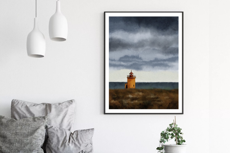 lighthouse-art-watercolor-landscape