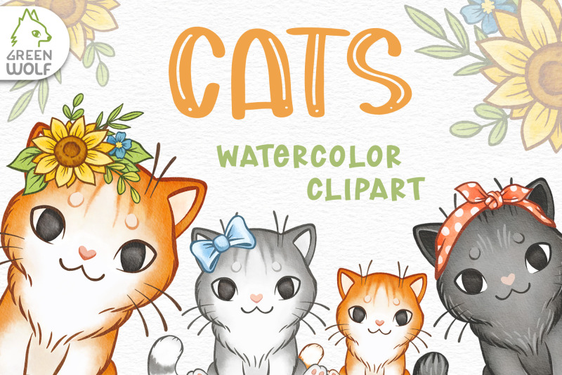cat-clipart-watercolor-cats-clip-art-watercolour-kitten-png